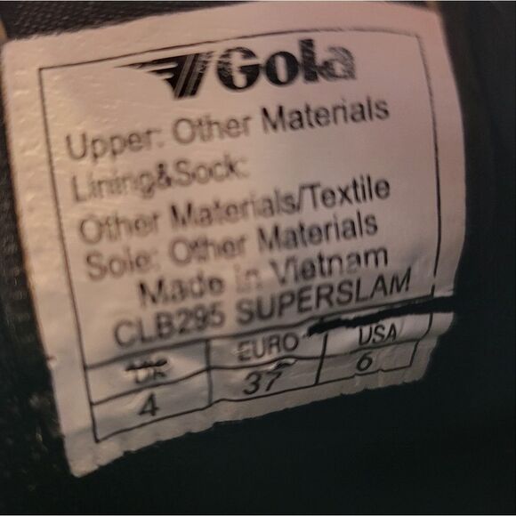 Gola Classics Women's Superslam Sneakers Black Gold Animal Print - Picture 15 of 15